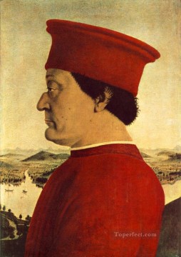 フェデリコ・ダ・モンテフェルトロの肖像 イタリア・ルネサンス・ヒューマニズム ピエロ・デラ・フランチェスカ Oil Paintings